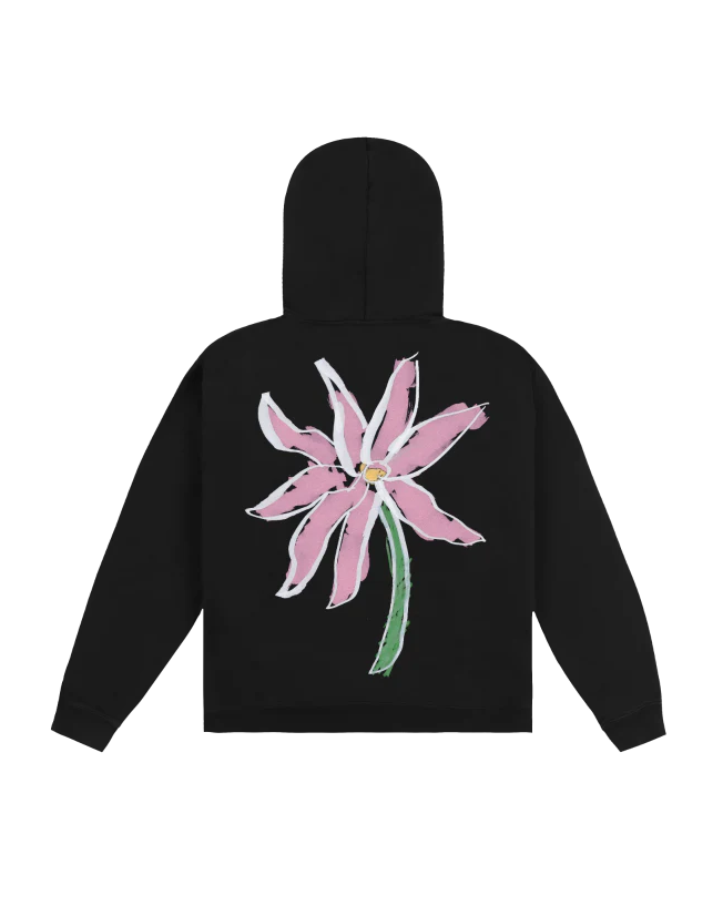 LLYLM Pink Flower Hoodie
